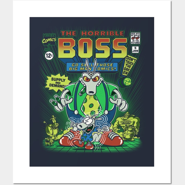 The Horrible Boss Wall Art by CoDDesigns